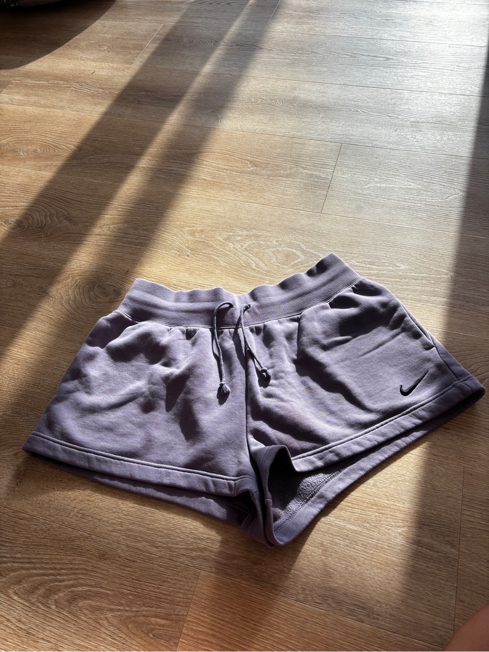 Nike Women's Purple Athletic Drawstring Shorts